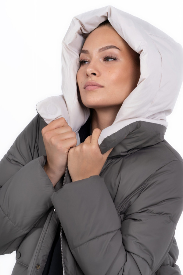 Women's Jacket Freever NF 22969 gray, Фото №4- freever.ua