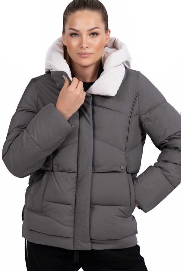 Women's Jacket Freever NF 22969 gray, Фото №2- freever.ua