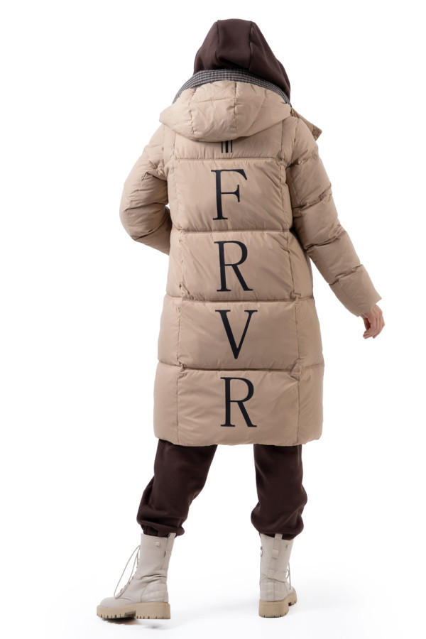 Women's coat Freever NF 22980 beige, Фото №3- freever.ua
