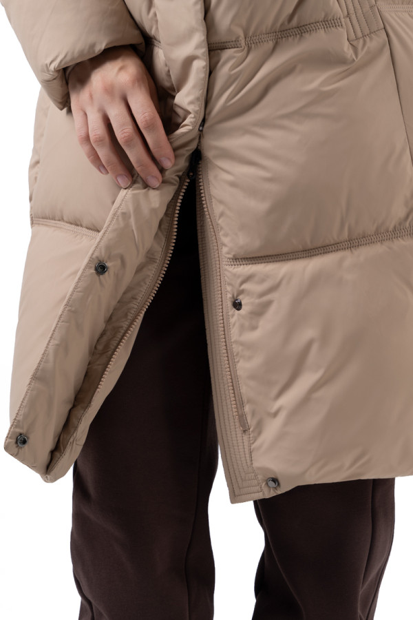 Women's coat Freever NF 22980 beige, Фото №4- freever.ua