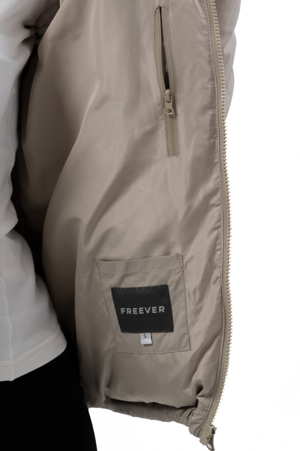 Damenjacke Freever NF 22990 beige, Фото №3- freever.ua