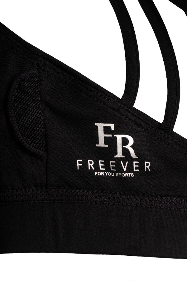 Women's Freever AF 2303 Sporty Fitness Top Black, Фото №4- freever.ua