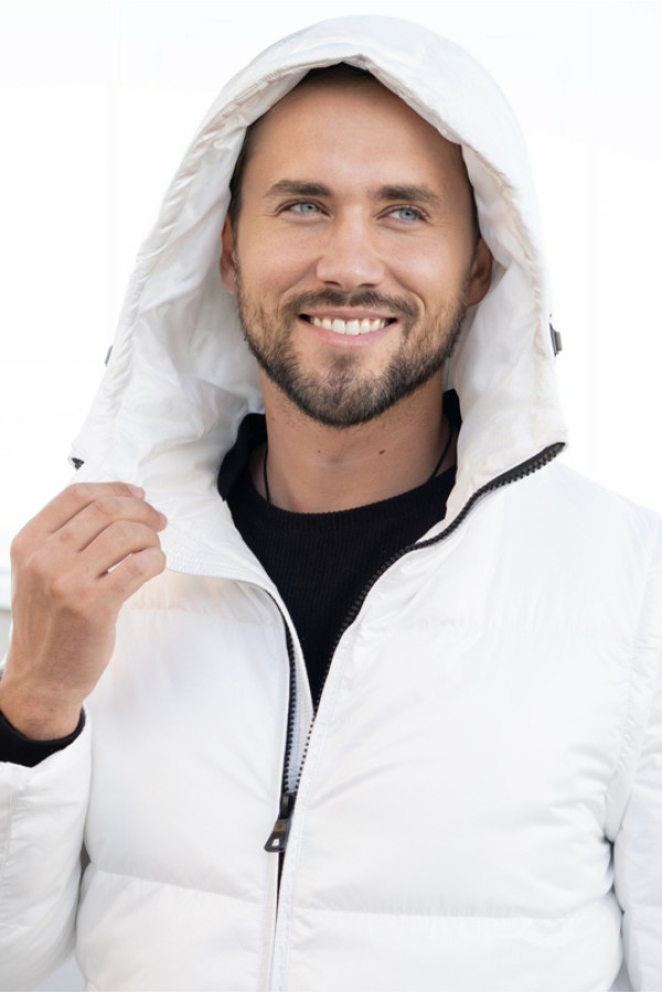 Men's transformer jacket Freever UF 23033 white, Фото №3- freever.ua