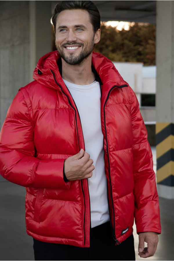 Men's transformer jacket Freever UF 23033 red