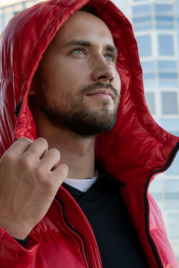 Men's transformer jacket Freever UF 23033 red, Фото №4- freever.ua