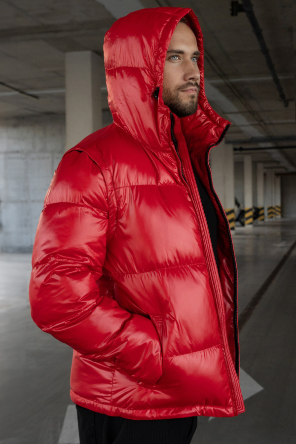 Men's transformer jacket Freever UF 23033 red, Фото №5- freever.ua
