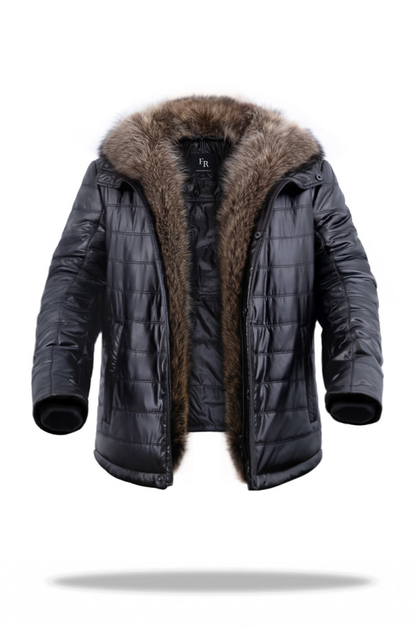 Men's camel hair jacket Freever UF 2319 black