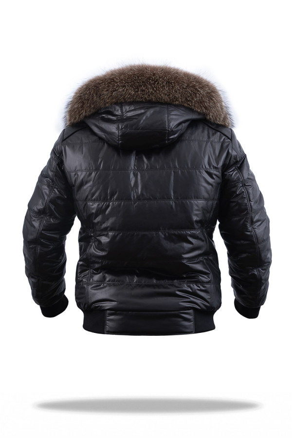 Camel wool jacket for men Freever UF 2343 black, Фото №4- freever.ua