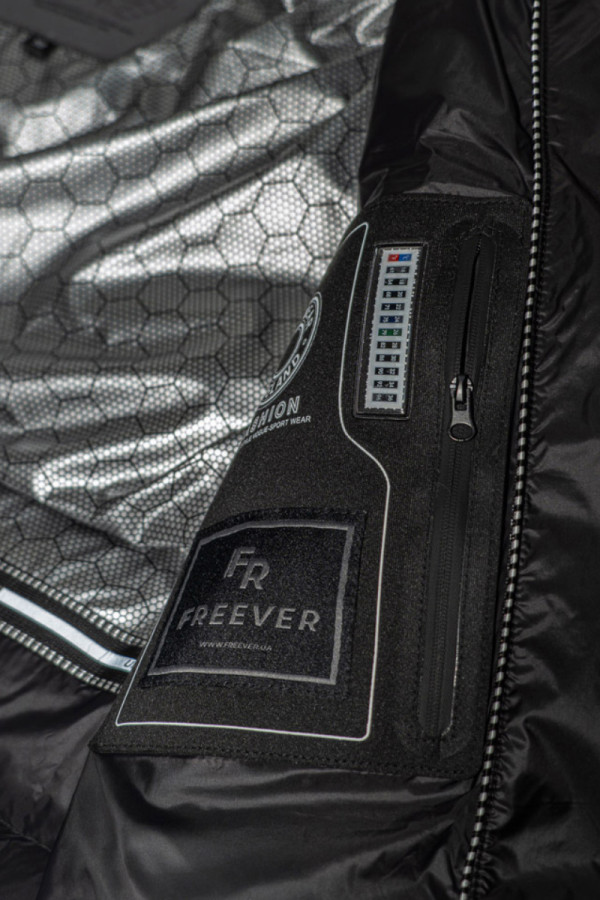 Freever NF 2406 men's down jacket black, Фото №8- freever.ua