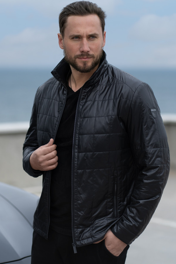Men's demi-seasonal jacket Freever NF 24606 black