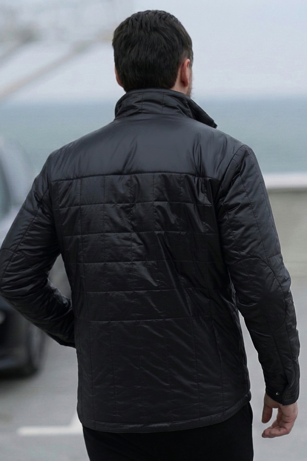 Men's demi-seasonal jacket Freever NF 24606 black, Фото №7- freever.ua