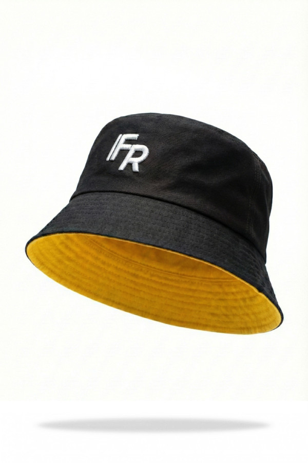 Reversible panama hat Freever NF 2505 black yellow, Фото №2- freever.ua