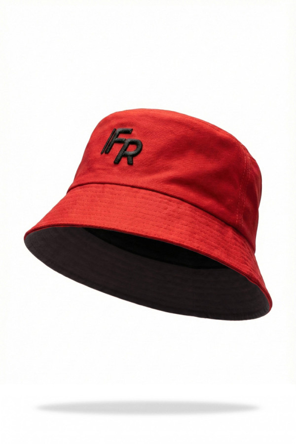 Reversible panama hat Freever NF 2505 black red, Фото №2- freever.ua