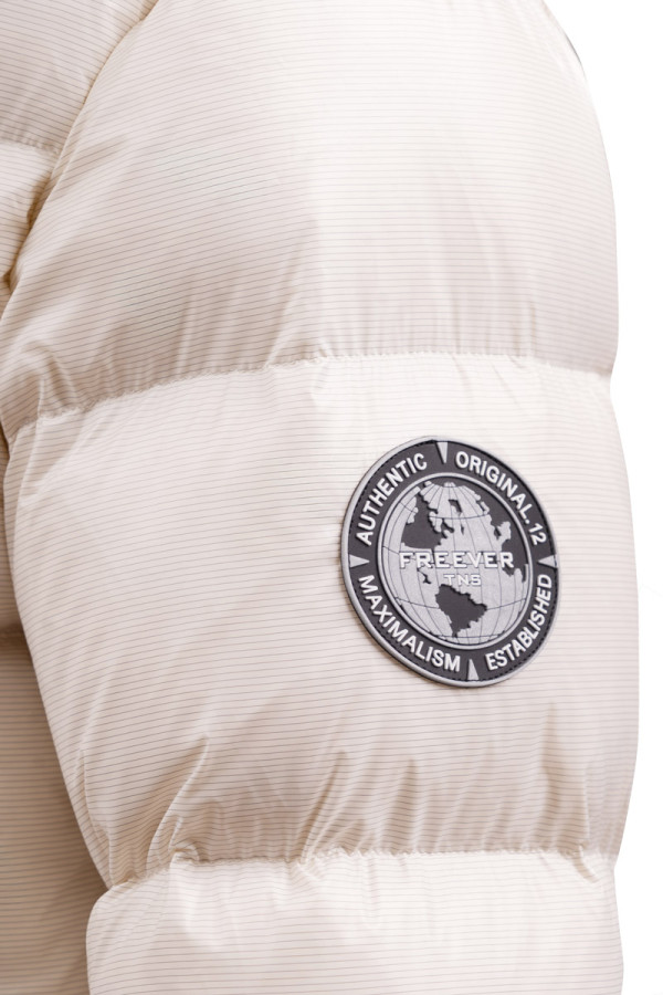 Down Women's Coat Freever NF 2529 Milky, Фото №6- freever.ua