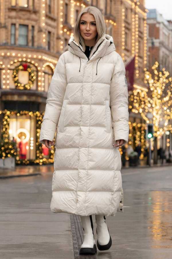 Down Women's Coat Freever NF 2529 Milky