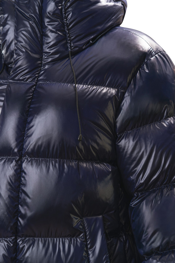 Women's down coat Freever NF 2529 blue, Фото №5- freever.ua