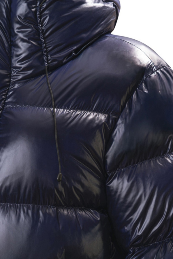 Women's down coat Freever NF 2529 blue, Фото №6- freever.ua