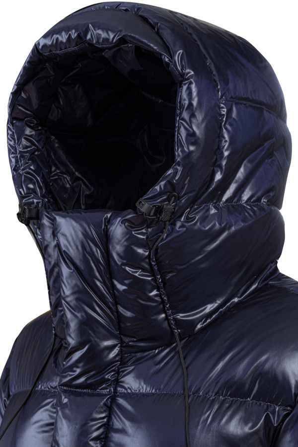 Women's down coat Freever NF 2529 blue, Фото №7- freever.ua