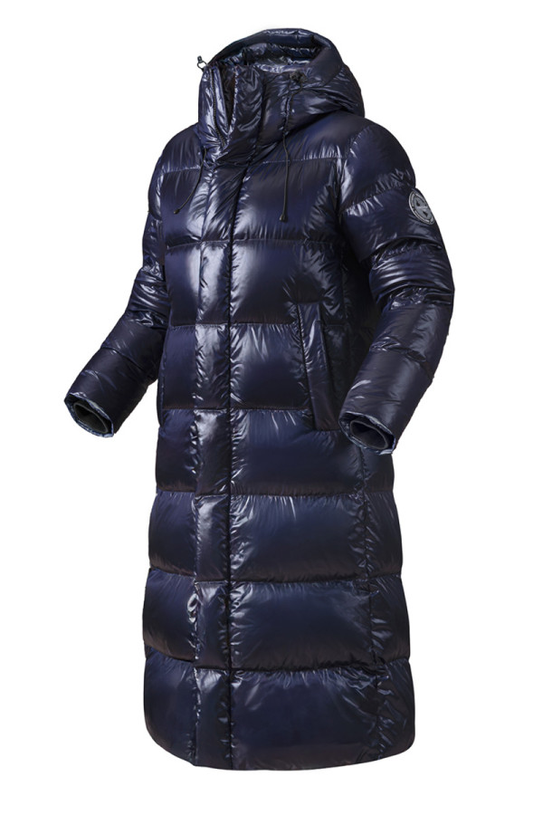 Women's down coat Freever NF 2529 blue, Фото №3- freever.ua