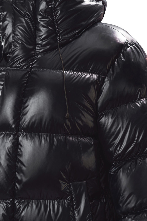 Women's down coat Freever NF 2529 black, Фото №4- freever.ua