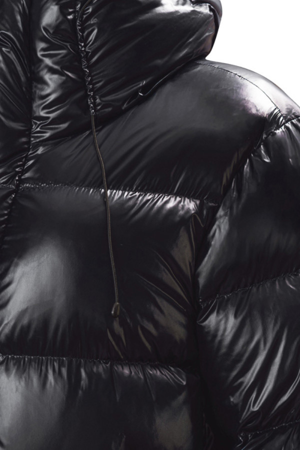 Women's down coat Freever NF 2529 black, Фото №3- freever.ua