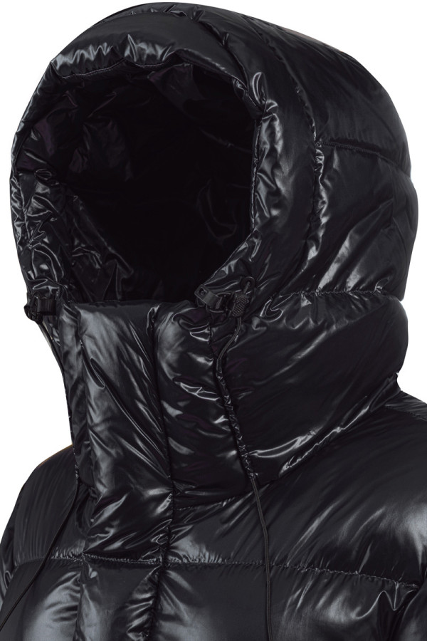 Women's down coat Freever NF 2529 black, Фото №6- freever.ua