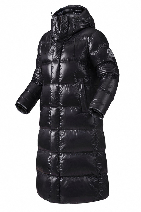 Women's down coat Freever NF 2529 black, Фото №4- freever.ua