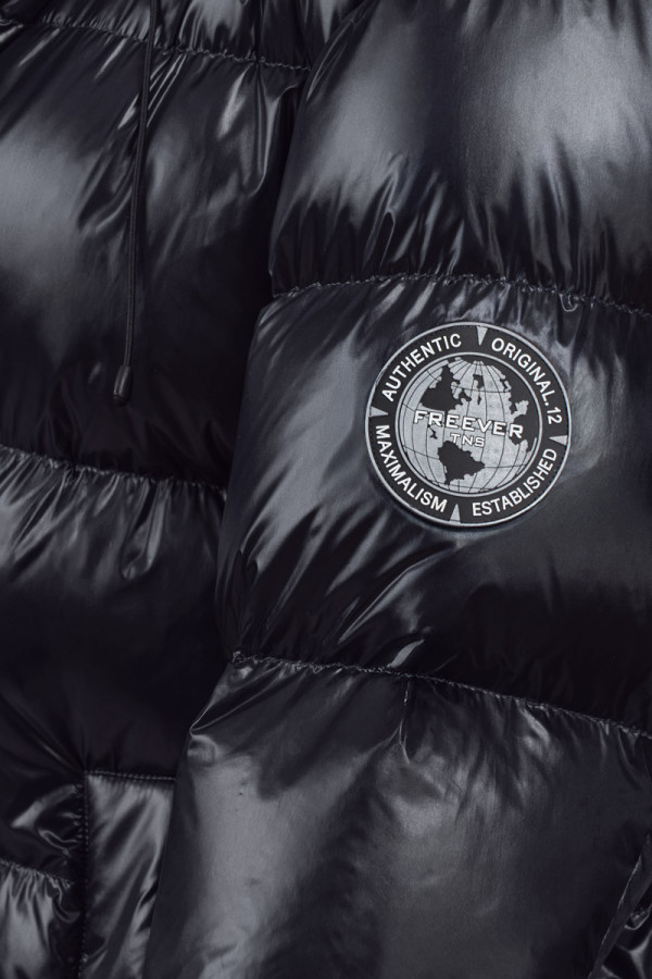 Women's down coat Freever NF 2529 black, Фото №5- freever.ua