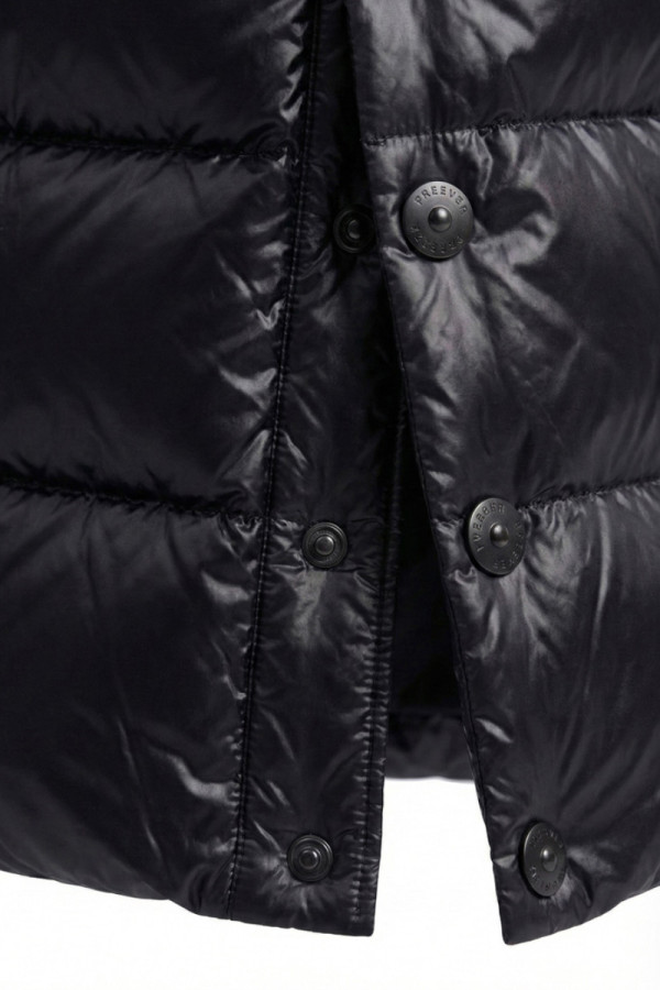 Women's down coat Freever NF 2529 black, Фото №9- freever.ua