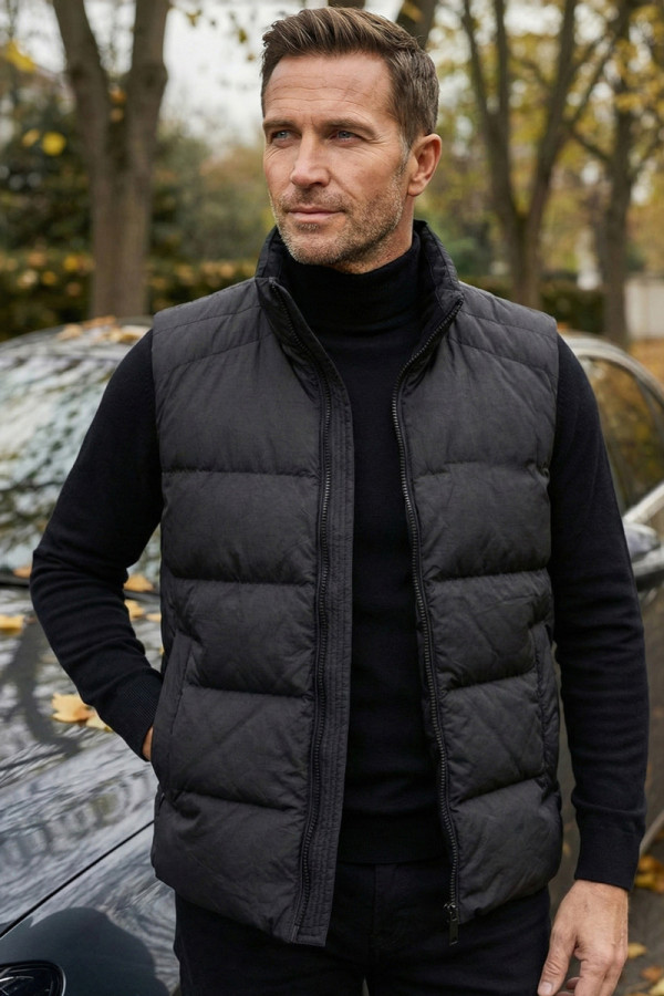 Men's down vest Freever NF 2552 black