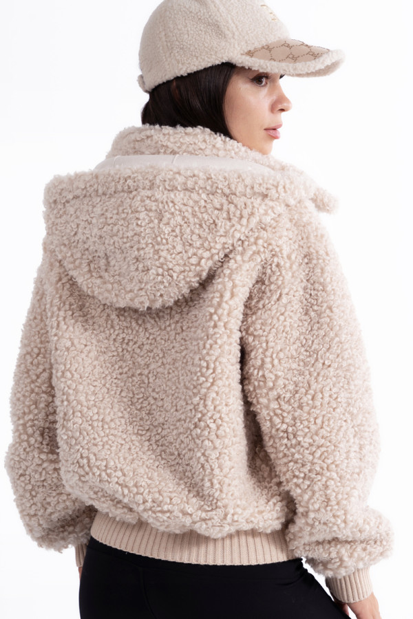 Women's coat Freever NF 25638 beige, Фото №4- freever.ua