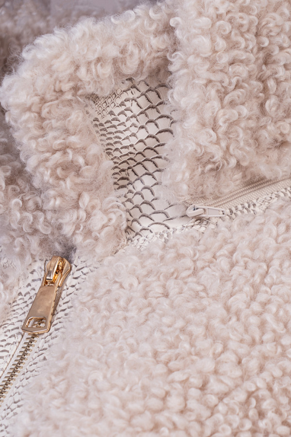 Women's coat Freever NF 25638 beige, Фото №6- freever.ua