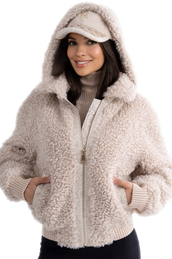 Women's coat Freever NF 25638 beige, Фото №2- freever.ua