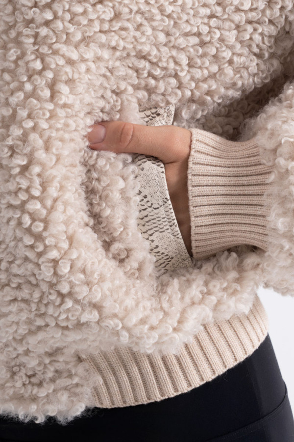 Women's coat Freever NF 25638 beige, Фото №3- freever.ua