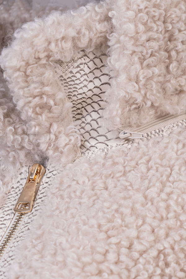 Women's coat Freever NF 25638 beige, Фото №6- freever.ua