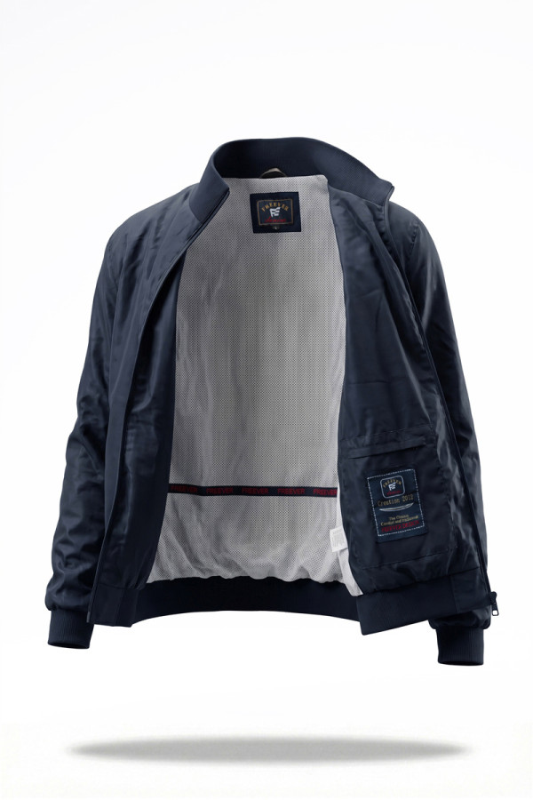 Men's bomber jacket Freever JF 2602 blue, Фото №3- freever.ua