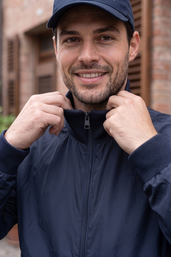 Men's bomber jacket Freever JF 2602 blue, Фото №2- freever.ua