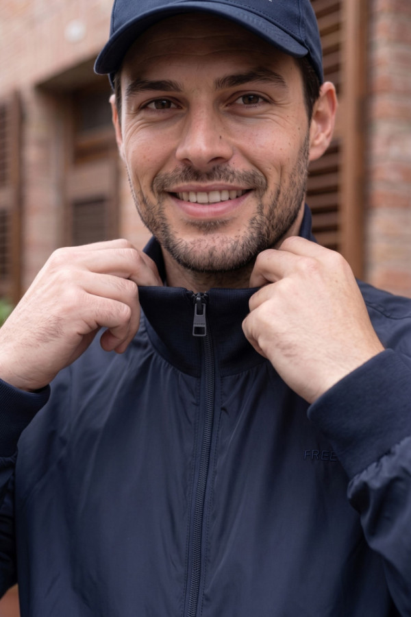 Men's bomber jacket Freever JF 2602 blue, Фото №2- freever.ua