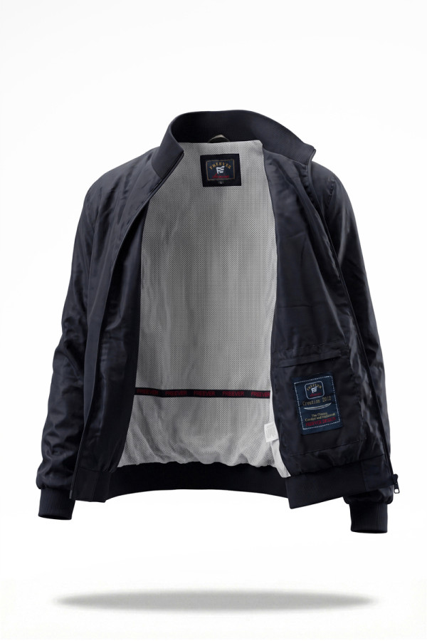 Men's bomber jacket Freever JF 2602 black, Фото №2- freever.ua