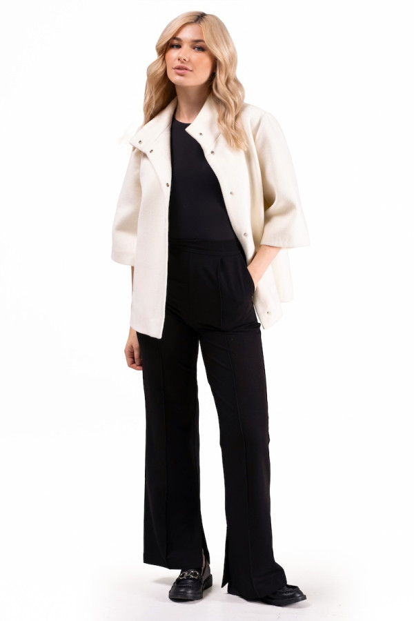 Short Coat Women's Freever JF 2609 Milky White, Фото №2- freever.ua