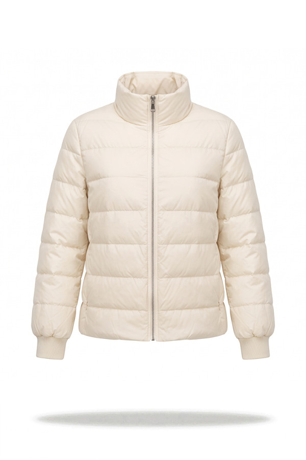 Down Jacket Women's Freever JF 2610 Milky White - freever.ua