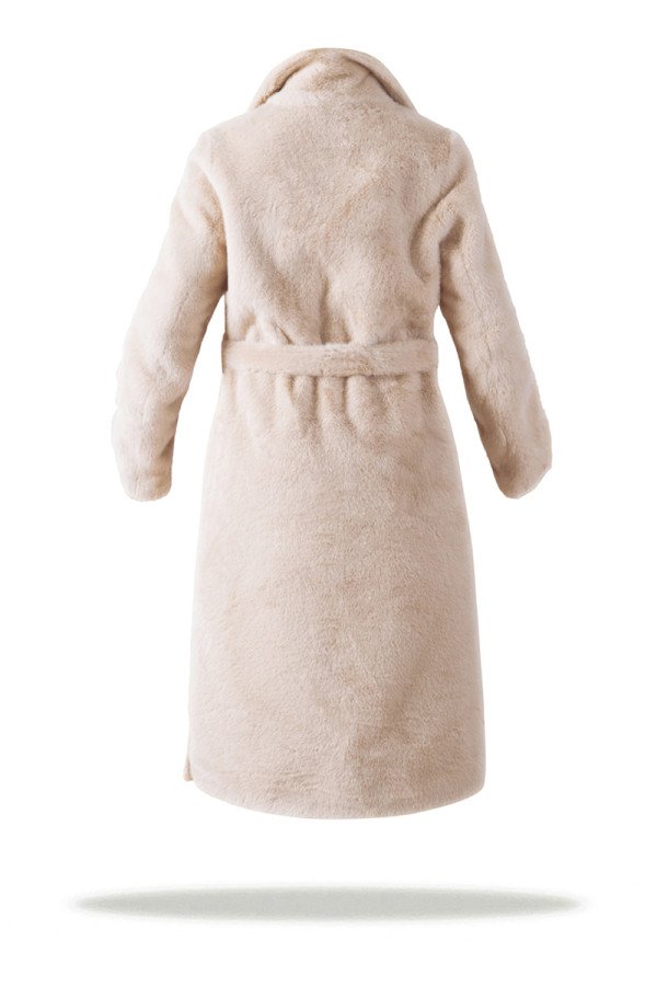 Eco-coat for women Freever UF 28325 beige, Фото №4- freever.ua