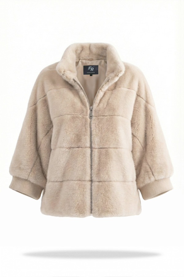 Damen-Halbmantel Freever NF 28328 beige, Фото №2- freever.ua