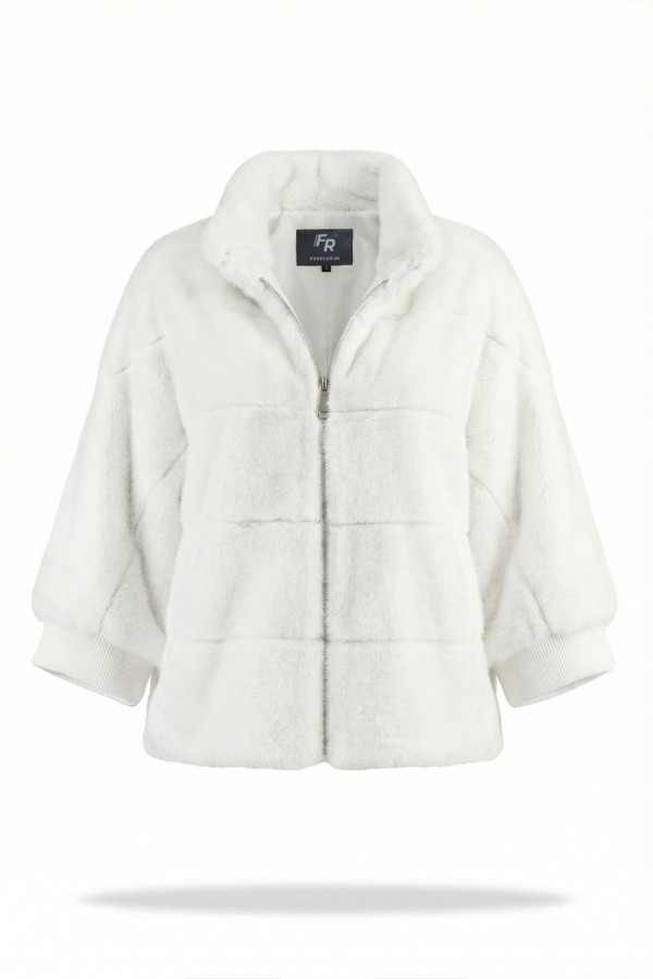 Damen-Halbmantel Freever NF 28328 milchfarben, Фото №2- freever.ua