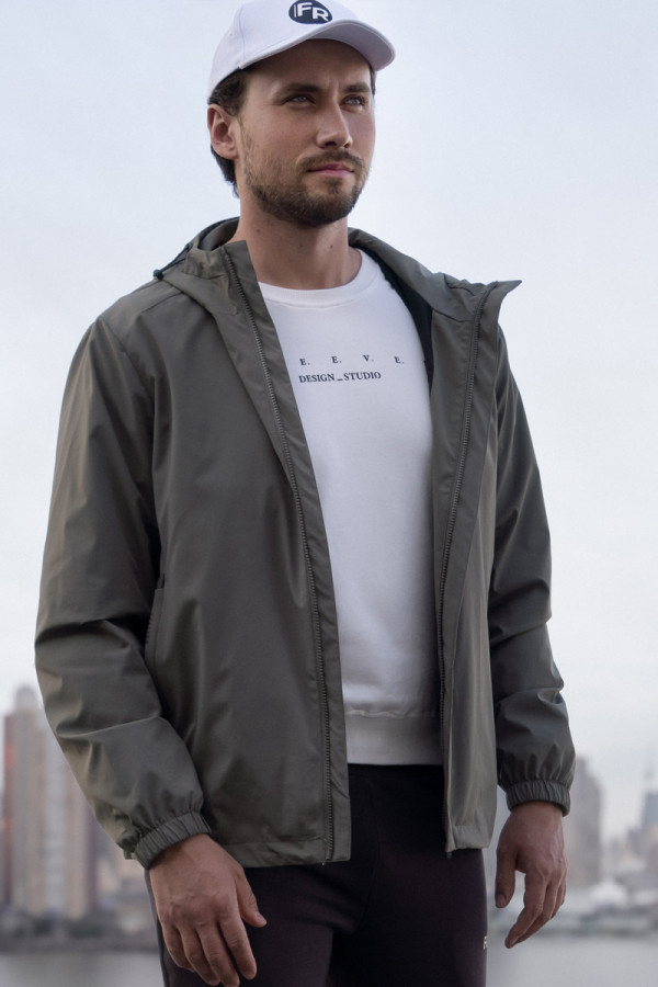 Men's jacket Freever UF 30781 khaki, Фото №2- freever.ua