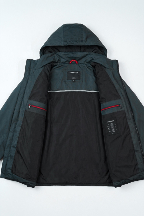 Herrenwindjacke Freever UF 30973 khaki, Фото №3- freever.ua