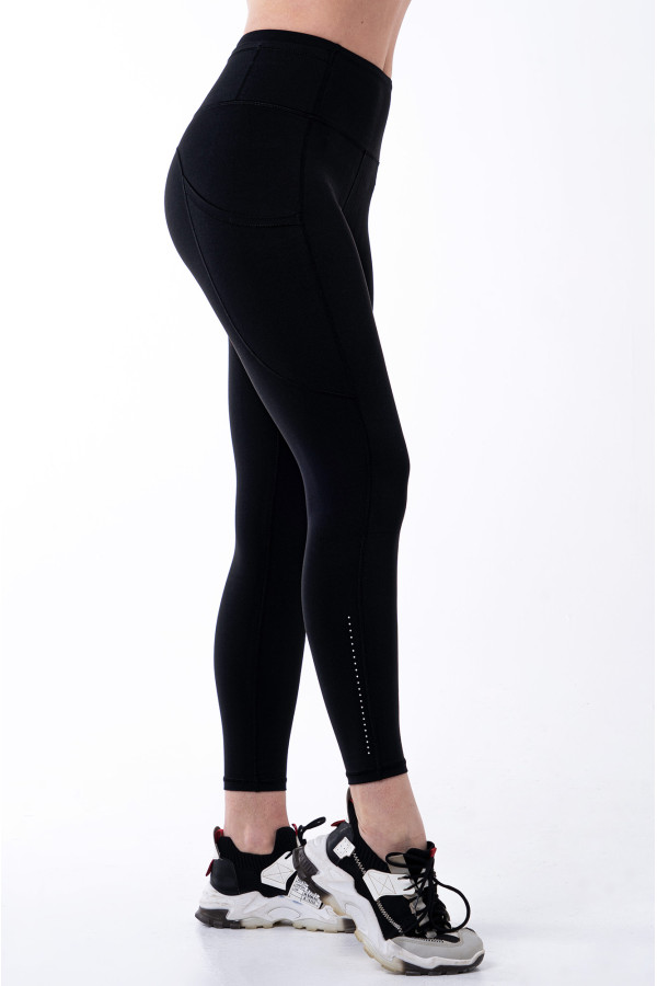 Fitness leggings for women Freever WF 3951 black, Фото №3- freever.ua