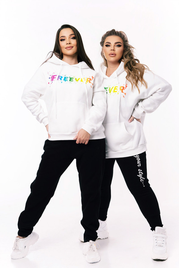 Women's sweatshirt Freever WF 5409 white, Фото №2- freever.ua