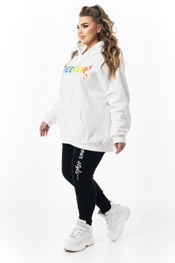 Women's sweatshirt Freever WF 5409 white, Фото №6- freever.ua