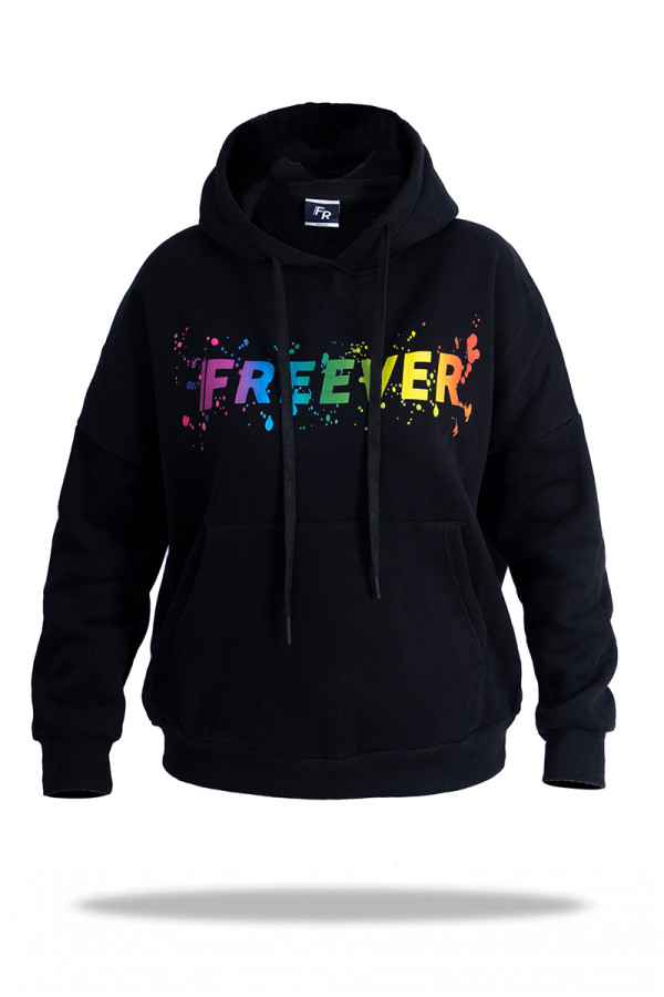 Women's sweatshirt Freever WF 5409 black